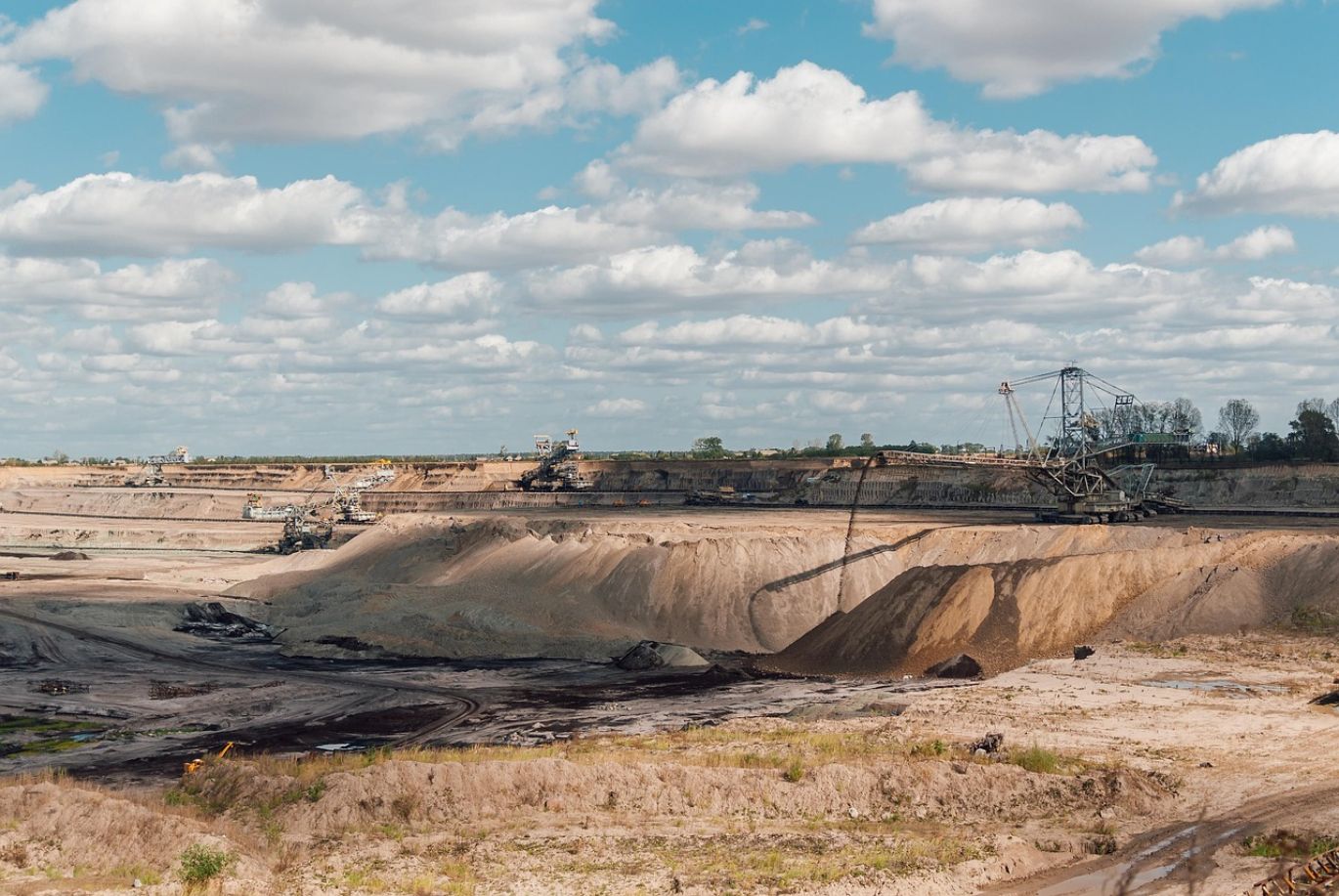 Aerial view of large-scale industrial operations at one of the Biggest Nickel Mines In The World, showcasing extensive
