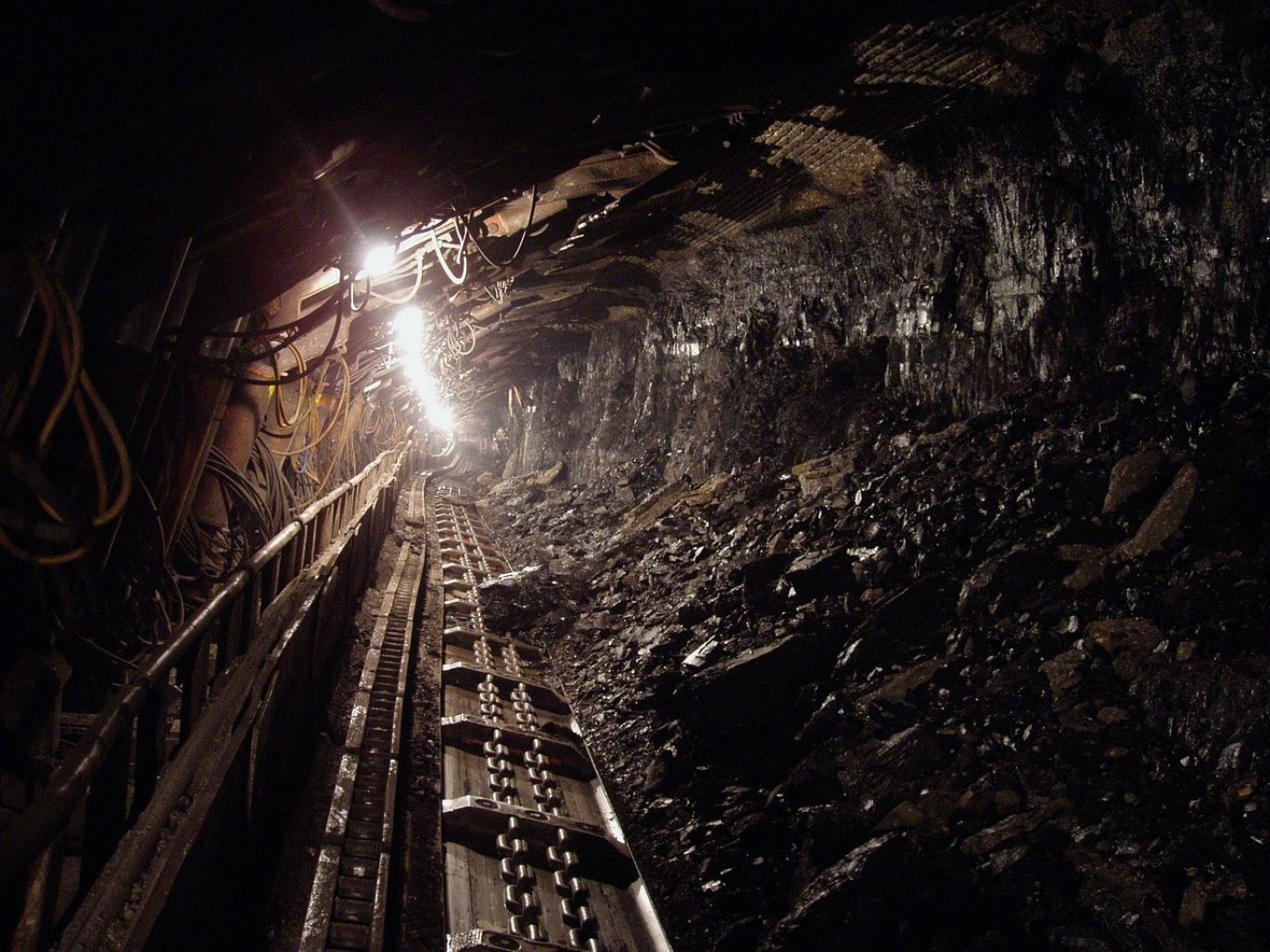 Historic view of the Forest Of Dean Coal Mines, showcasing industrial heritage.