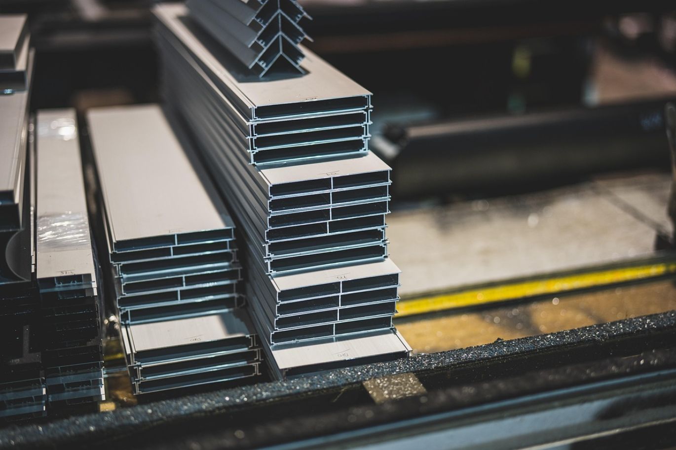 Industrial image showing raw Indigo Precious Metals ready for manufacturing processes.