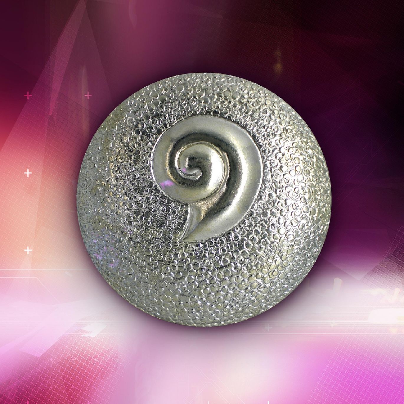 Close-up of Jm Bullion Silver Rounds showcasing intricate details and shine, representing a secure investment.