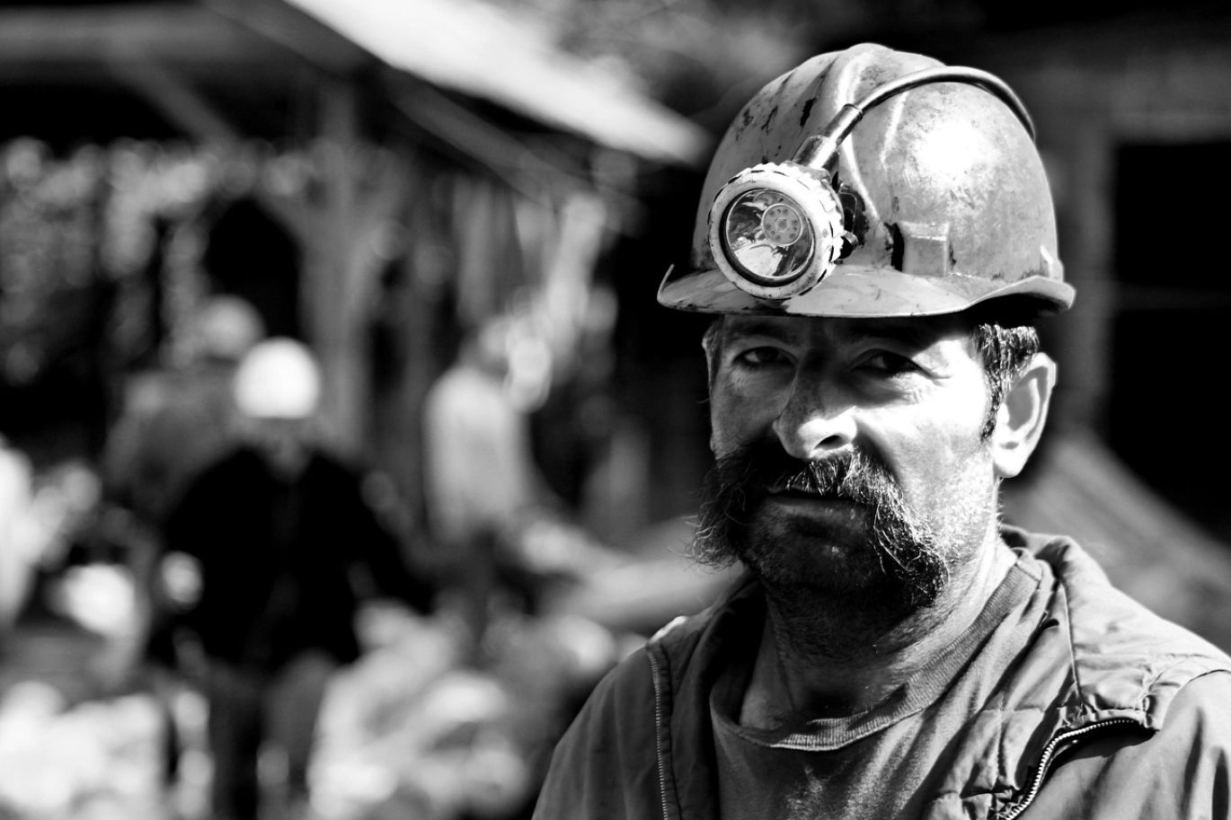 A determined individual working on a One Man Gold Mining Operation in Kenya.