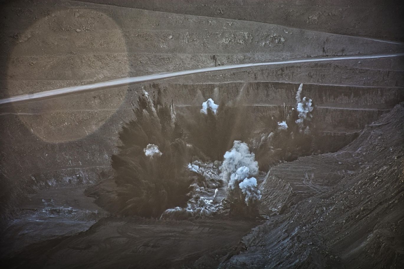 Orica Drill And Blast solutions being used in a mining operation for efficient rock fragmentation.