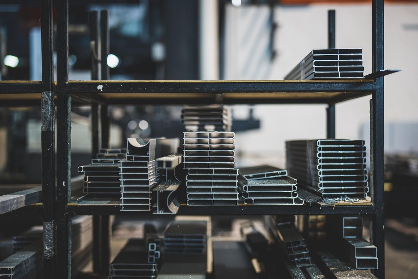 Close-up of palladium metal stock for industrial use, showcasing its refined quality.
