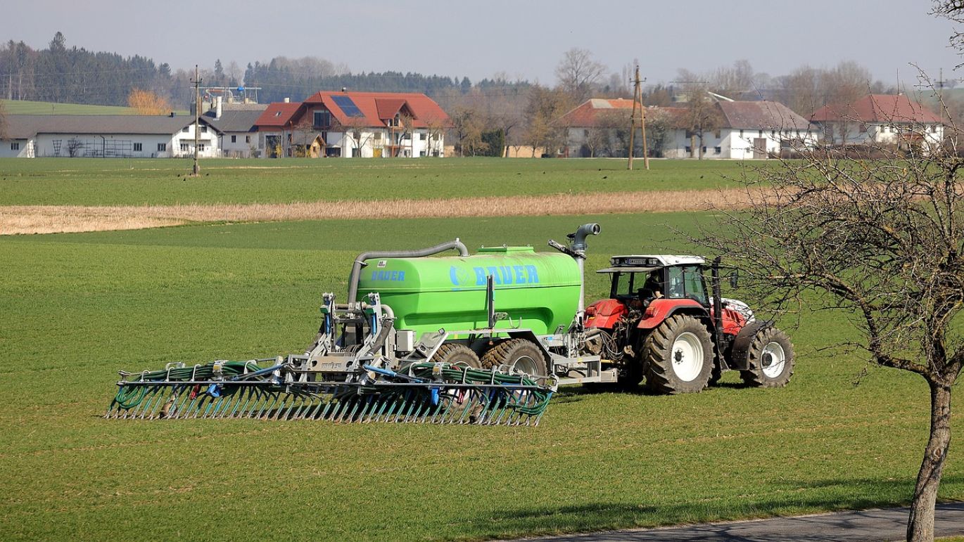 Farmer applying potassium chloride fertilizer in a field to boost crop growth and yield in Kenya.