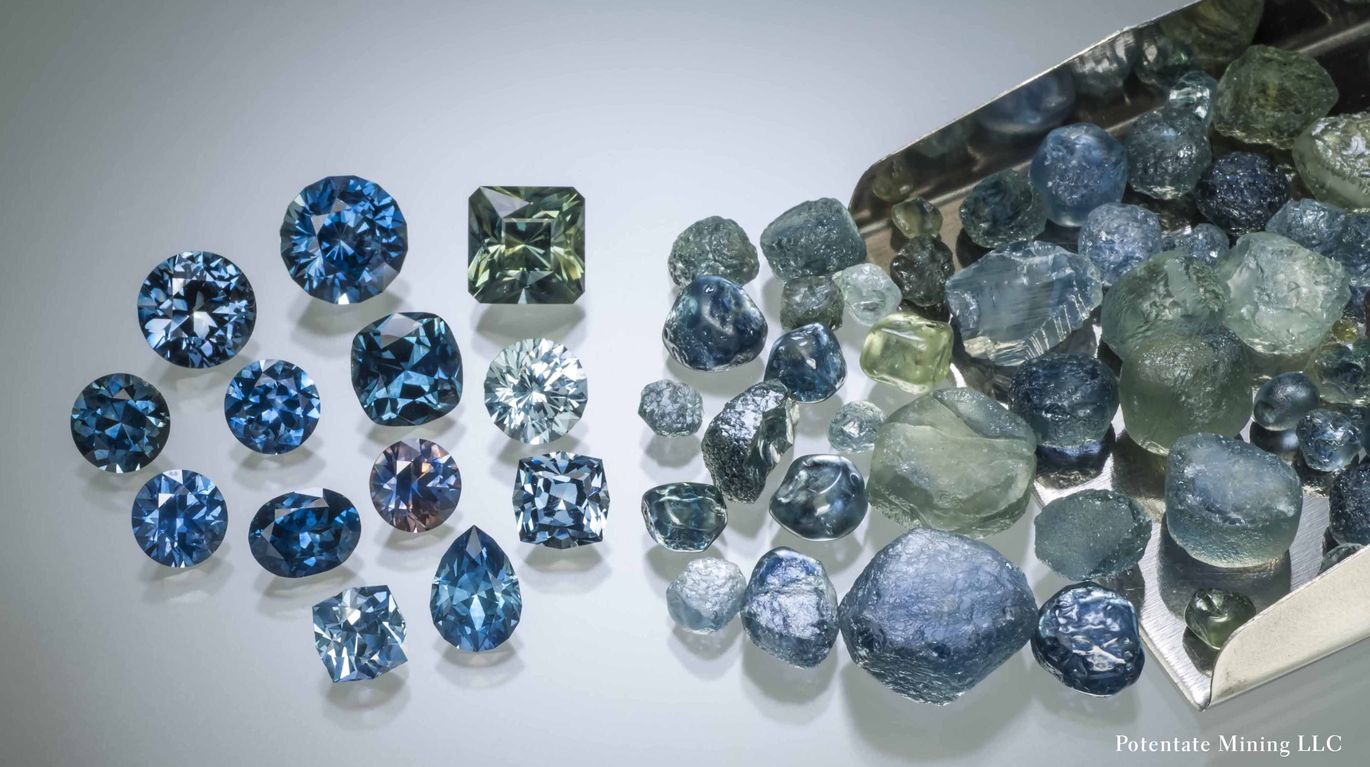 sapphire gemstone jewelry mining