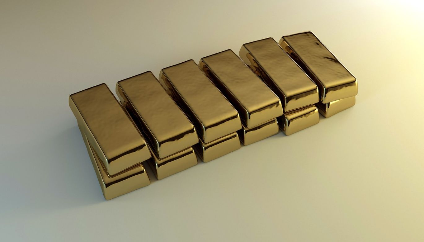 Stacks of Sd Bullion Gold Bars