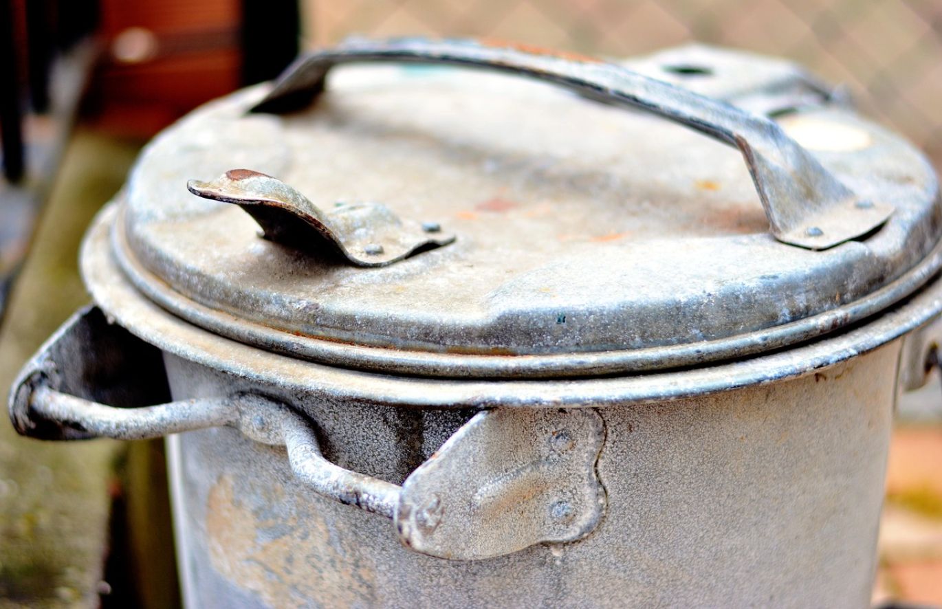 Close-up of Titanium Zinc material used in industrial applications